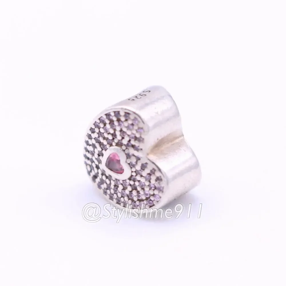 Authentic PANDORA Sweetheart Charm - 791555CZS